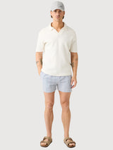 Bermudashorts aus Seersucker mit Streifen | Knowledge Cotton Apparel