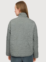 Jacket Floral Quilt Green Woman | Mazine