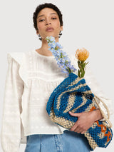 Blouse With Embroidery White Gots Cotton | Lanius