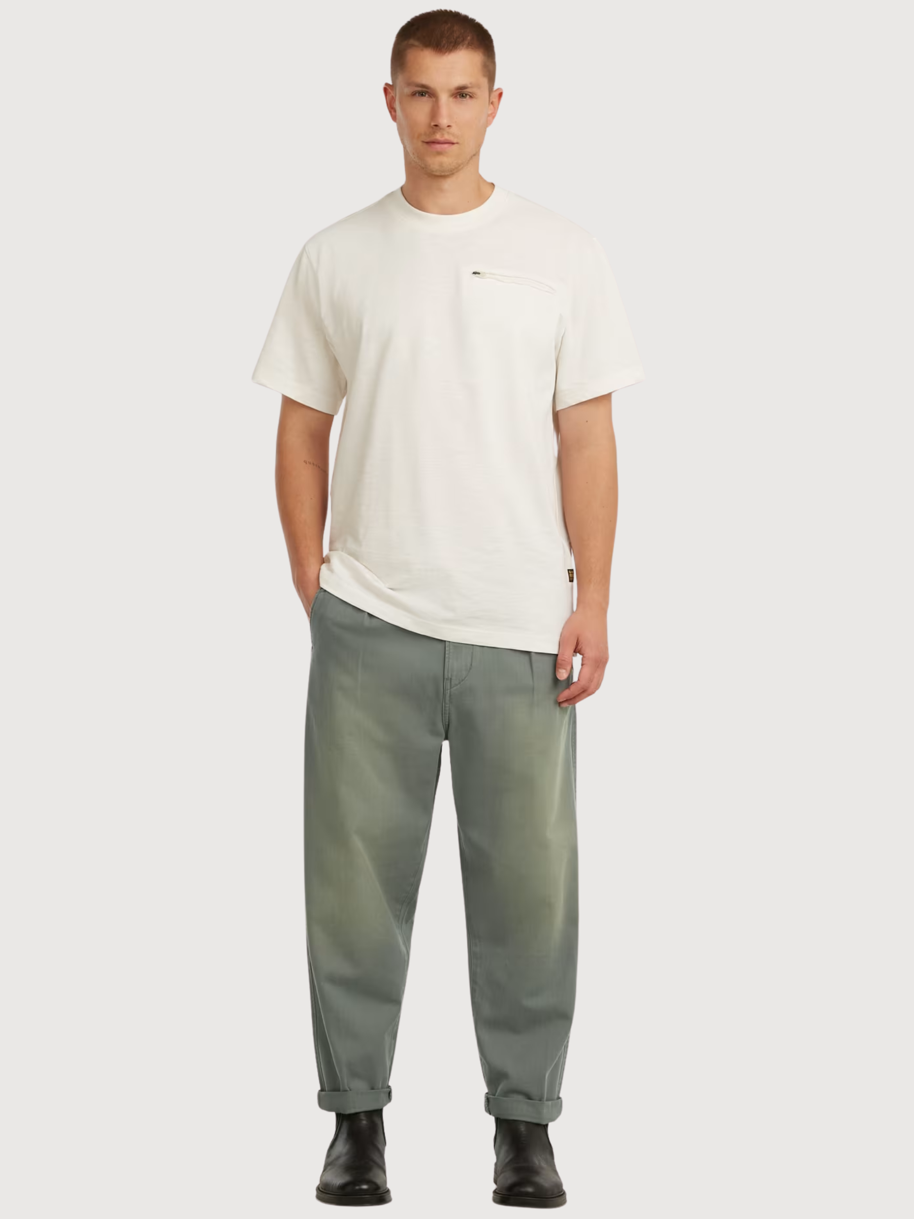 Trouser Pleated Chino Relaxed Tapered | G-Star
