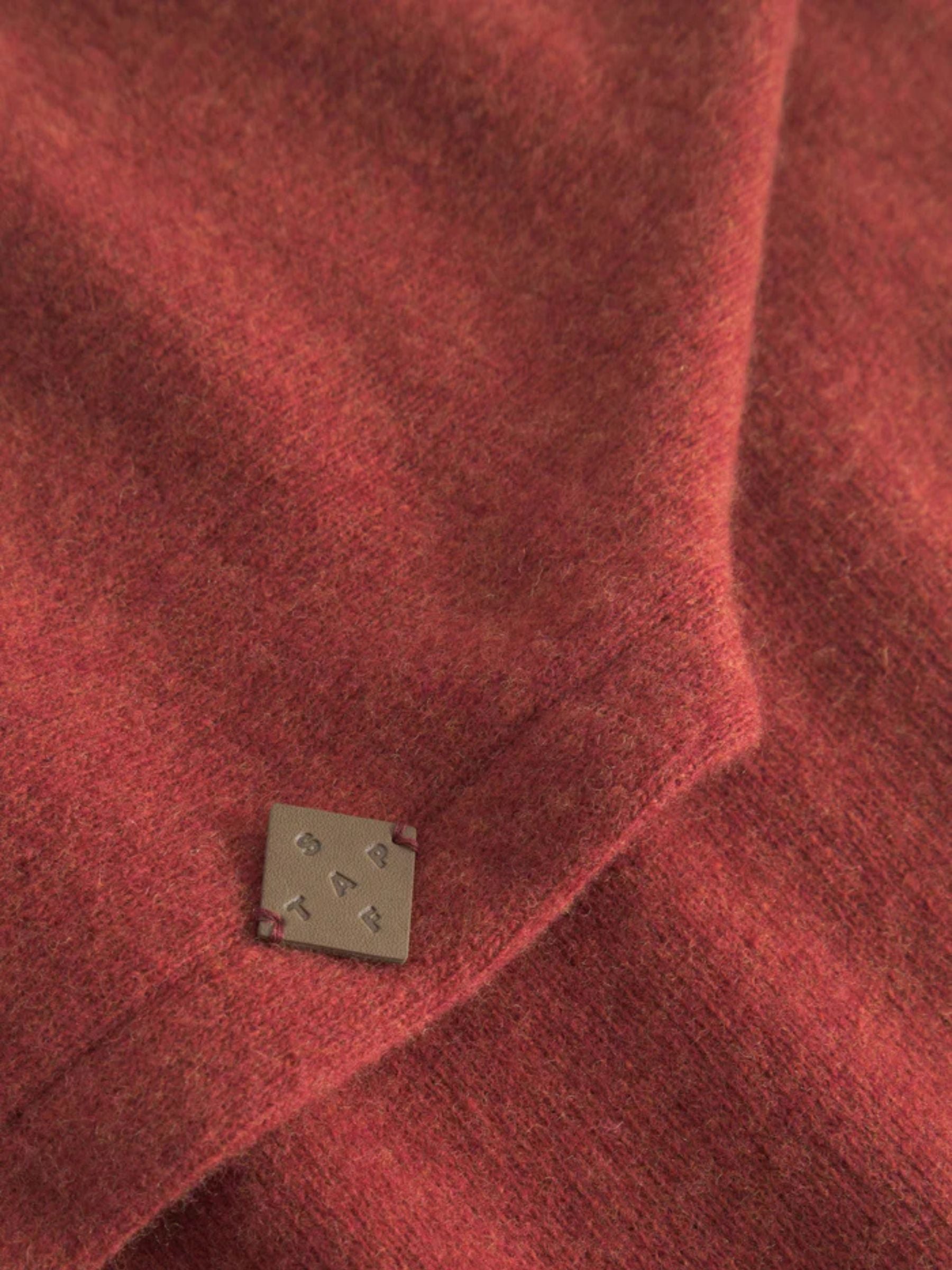 Pullover Nena Wolle Dunkelrot | Stapf