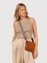 Audrey Mini - Pelle Classica Cognac | O MY BAG