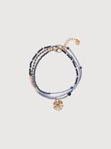Feel Necklace Lapis Lazuli Gold | A Beautiful Story