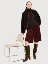 Reversible Jacket Bitter Chocolate | Lanius