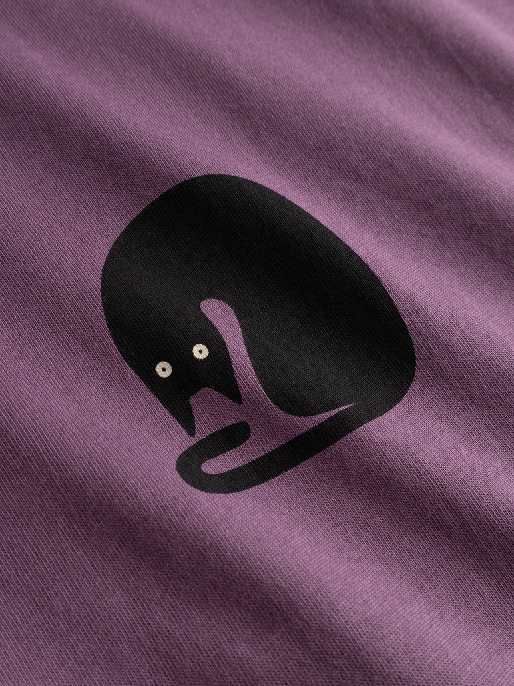Visby Curious Cat T-shirt | DEDICATED