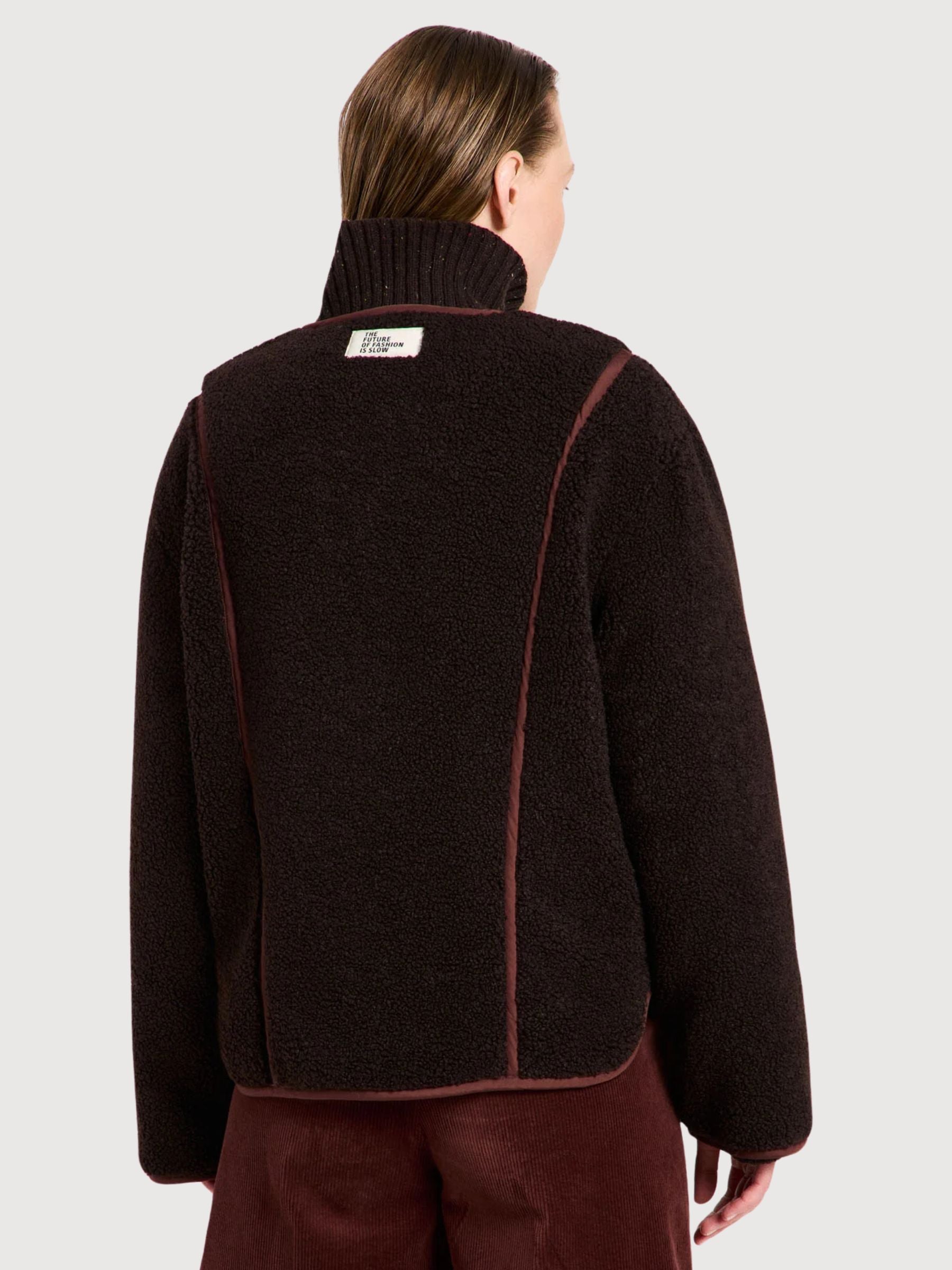 Reversible Jacket Bitter Chocolate | Lanius