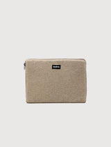 Recycled wool computer bag Ava S 13" Beige | Hindbag