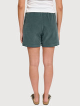 Pantaloncini in velluto a coste da donna, bottiglia di cotone | Mazine