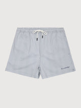 Bermudashorts aus Seersucker mit Streifen | Knowledge Cotton Apparel