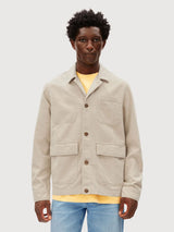 Jacket Cotton Linen Sandstone Man | Armedangels