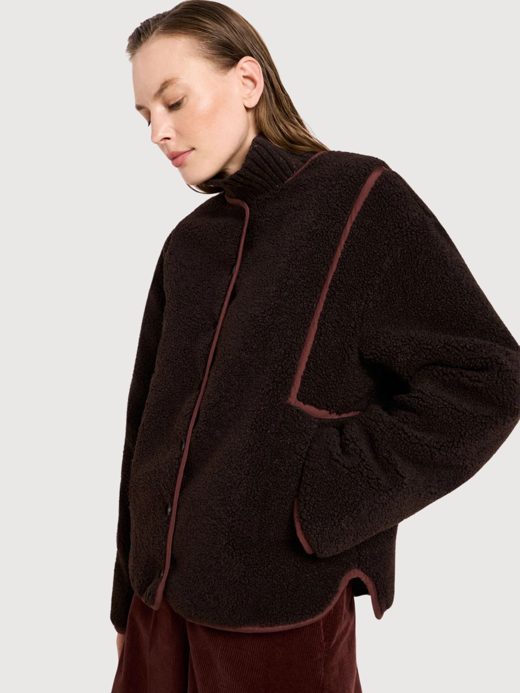Reversible Jacket Bitter Chocolate | Lanius