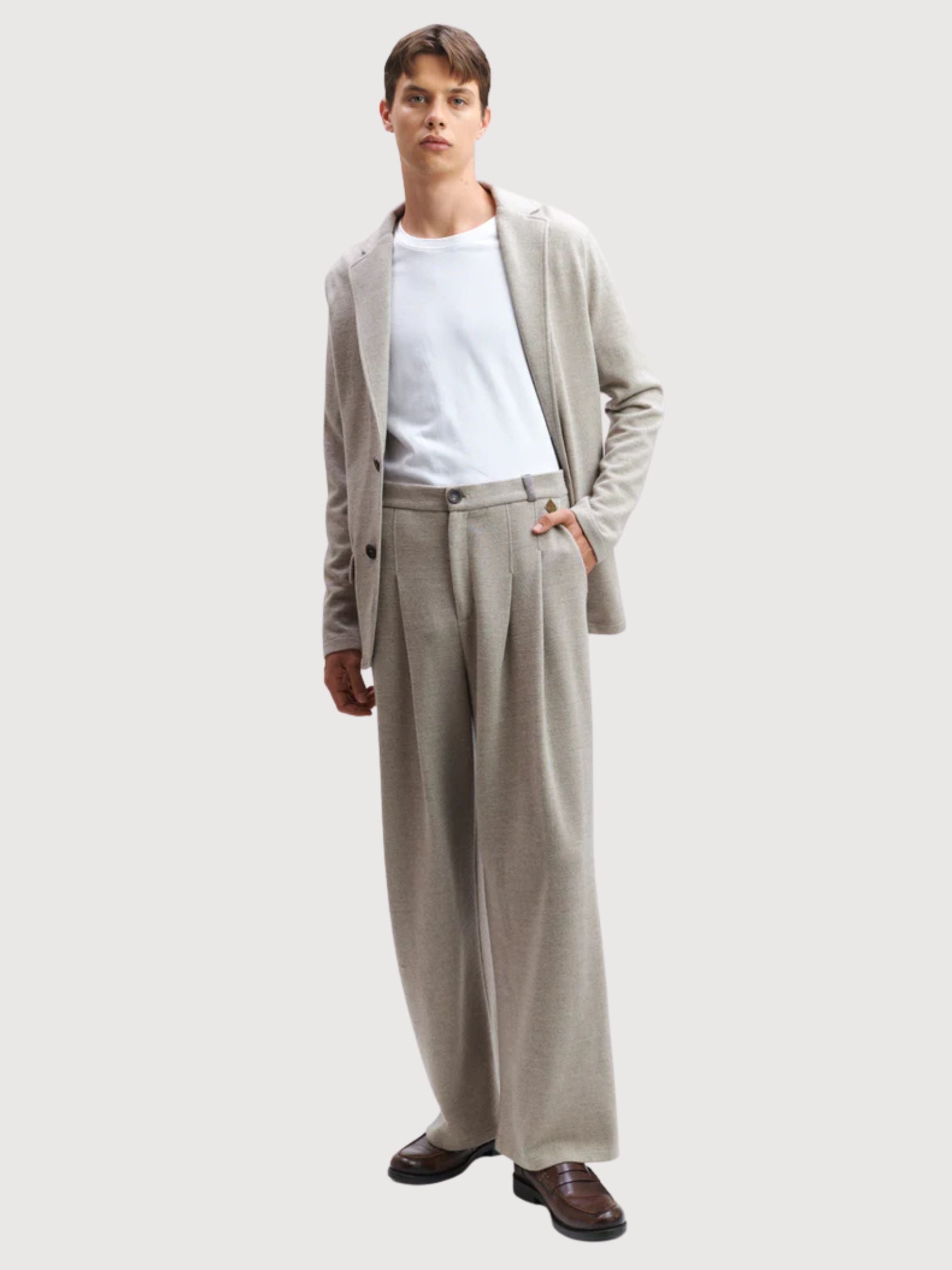 Pantaloni Pepe Wool Beige | Stapf