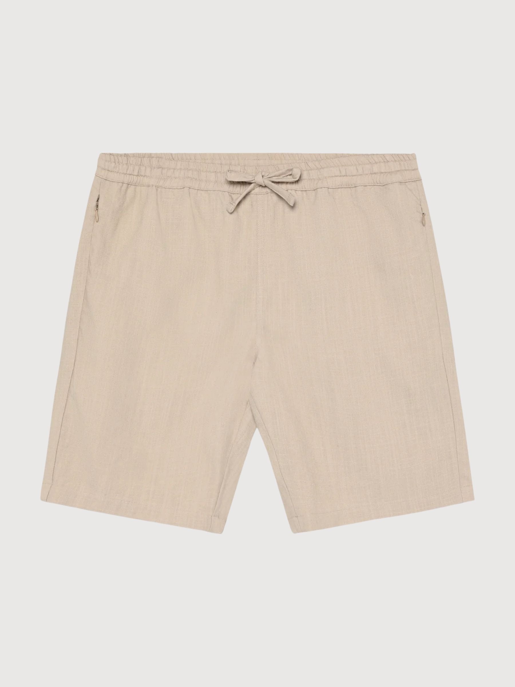 FIG Linen-Mix Shorts Vegan Light Gray | Knowledge Cotton Apparel