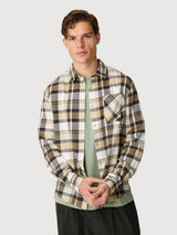 Shirt Checked Brown Man | Knowledge Cotton Apparel