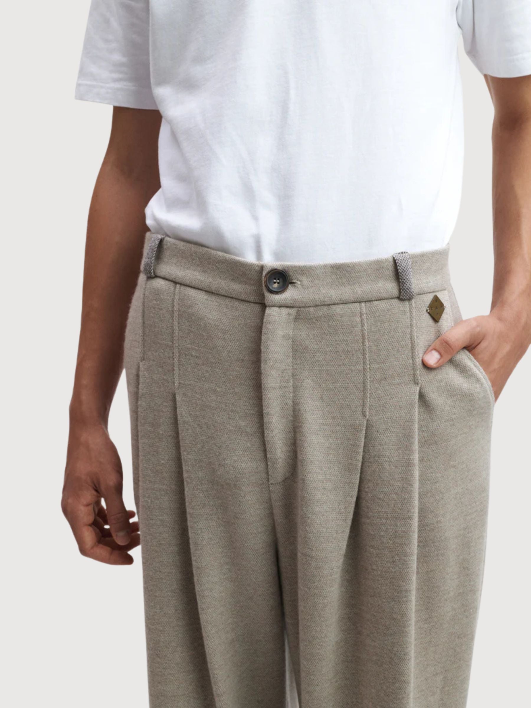 Pantaloni Pepe Wool Beige | Stapf