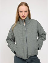 Jacket Floral Quilt Green Woman | Mazine