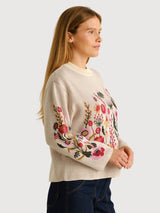 Limhamn Folk Flower Sweater | DEDICATED