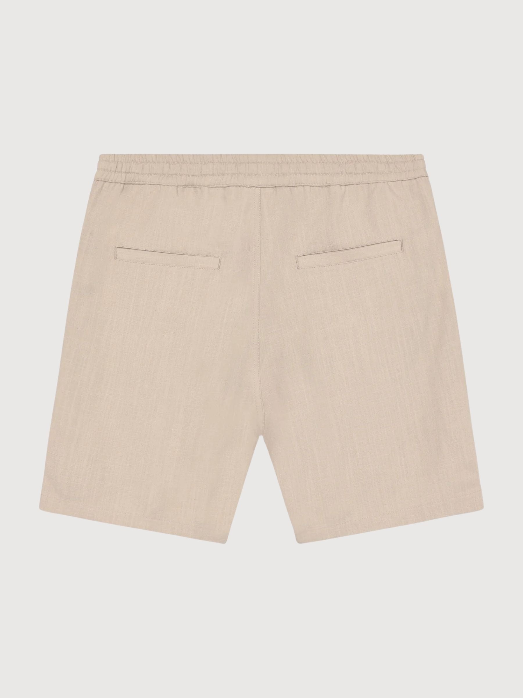 FIG Linen-Mix Shorts Vegan Light Gray | Knowledge Cotton Apparel