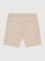 FIG Linen-Mix Shorts Vegan Light Gray | Knowledge Cotton Apparel