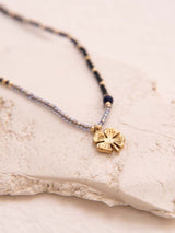Senti la collana d'oro Lapis Lazuli | A Beautiful Story