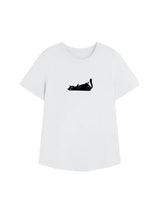 Sara T-Shirt Gatto-Riposo Bianco | Re-Bello