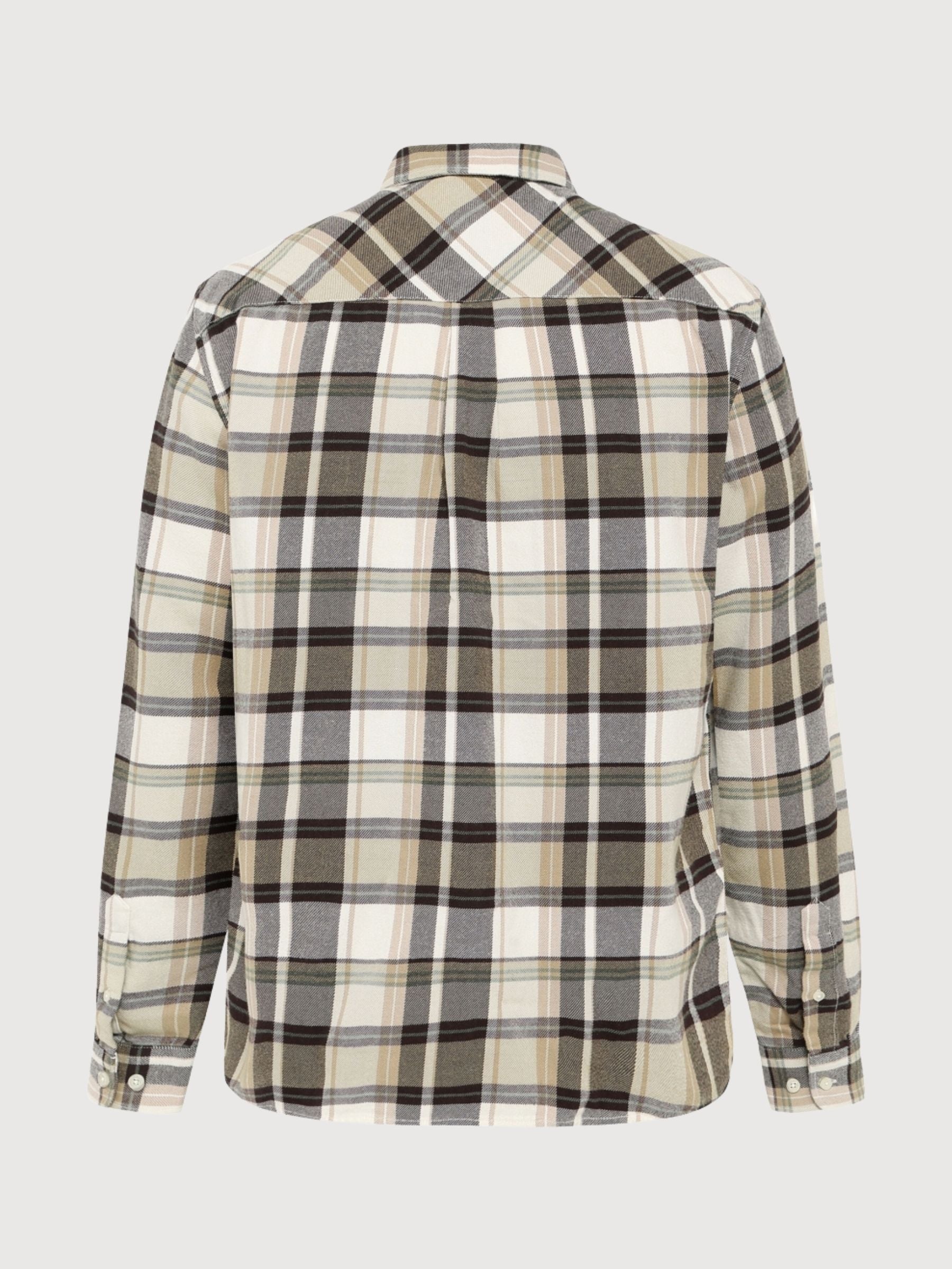 Shirt Checked Brown Man | Knowledge Cotton Apparel