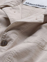 Jacket Cotton Linen Sandstone Man | Armedangels