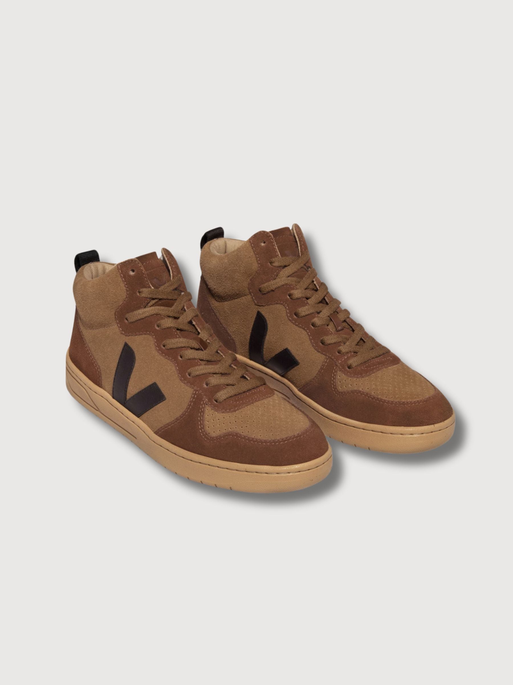 Shoes V-15 Brown_Black In Sustainable Leather | Veja