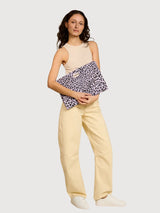 Ava M Leopard Lilas | Hindbag