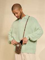 Bill Pochette Téléphone Leopard Cannelle | Hindbag