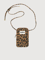Bill Pochette Téléphone Leopard Cannelle | Hindbag