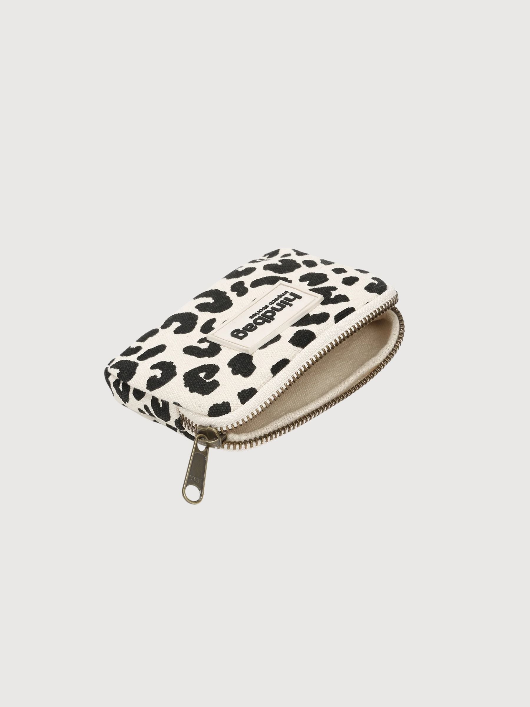 Geldbörse Leopard Ecru | Hindbag