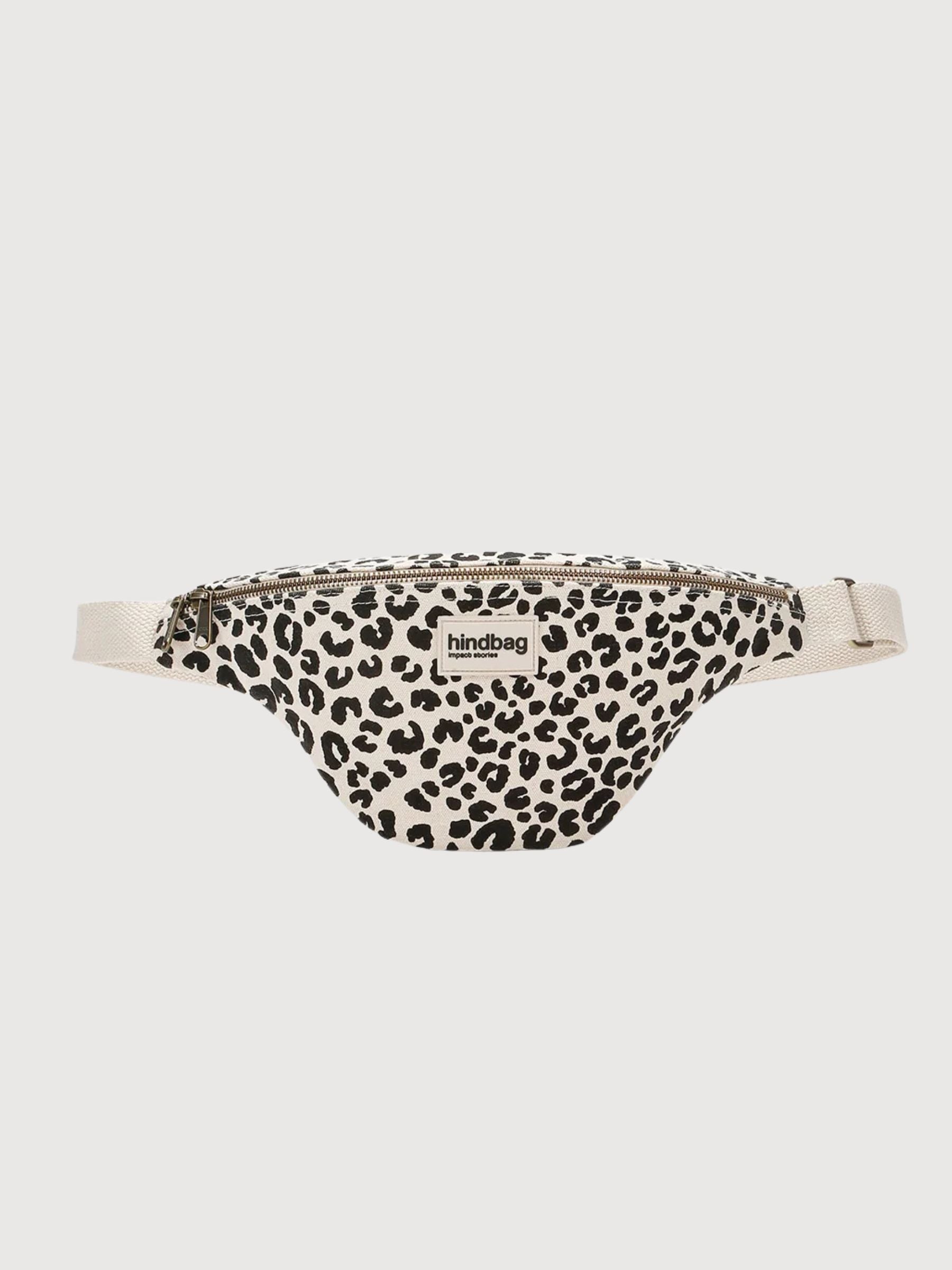 Olivia Sac banane Leopard Ecru | Hindbag