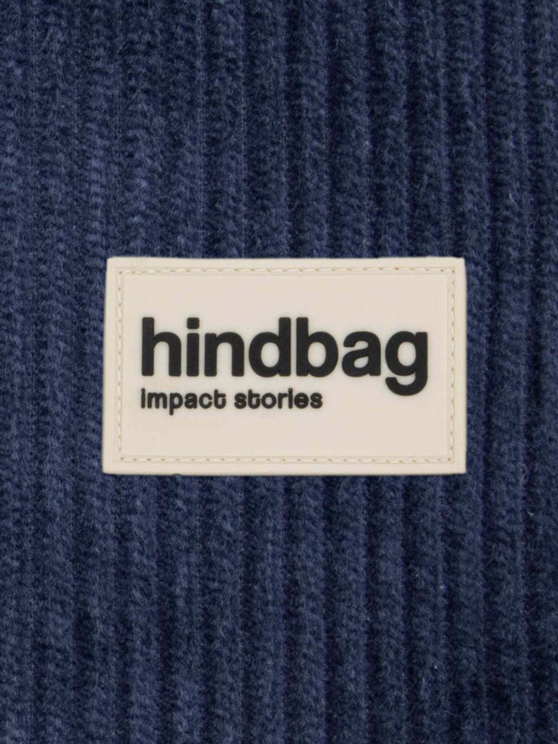 Olivia Sac banane Velours Marine | Hindbag