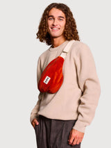 Olivia Sac banane Velours Brique | Hindbag