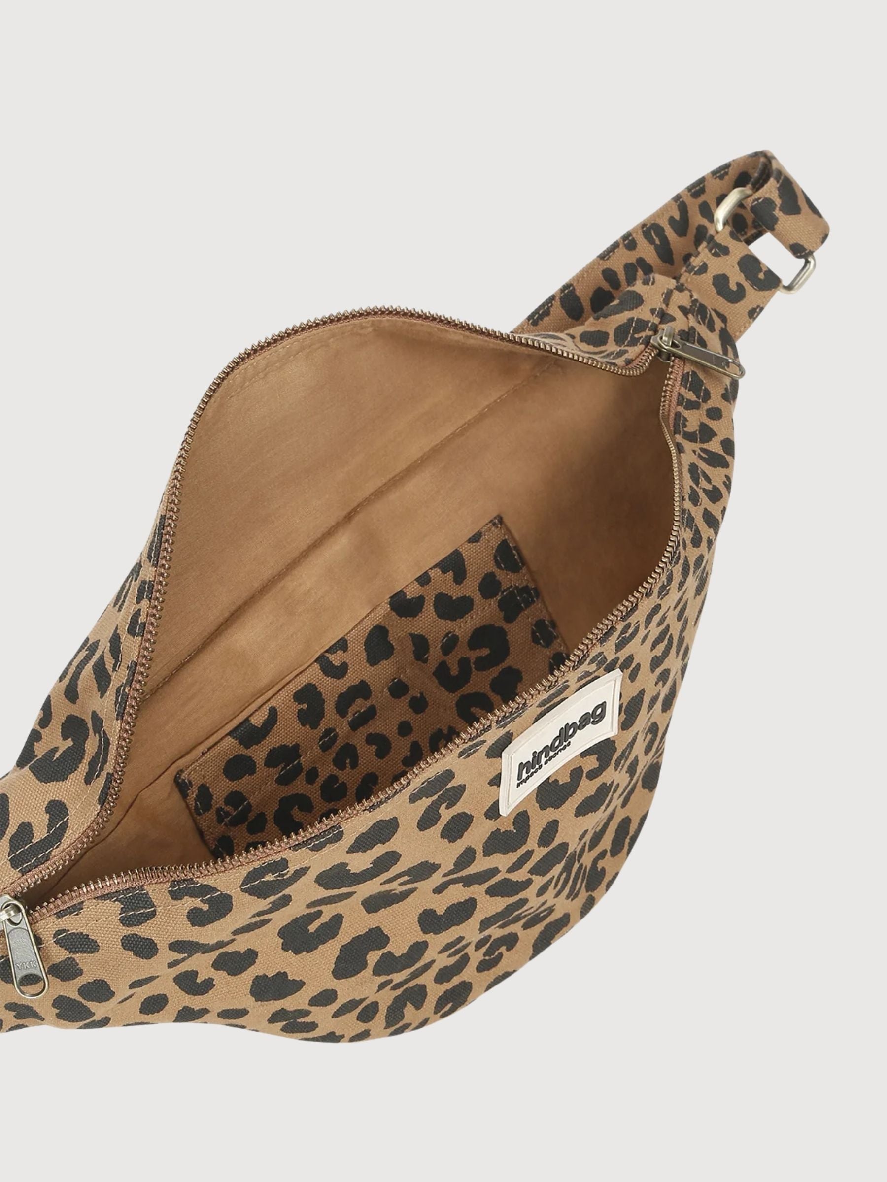Sasha Fanny Pack – Leopard Cannelle | Hindbag