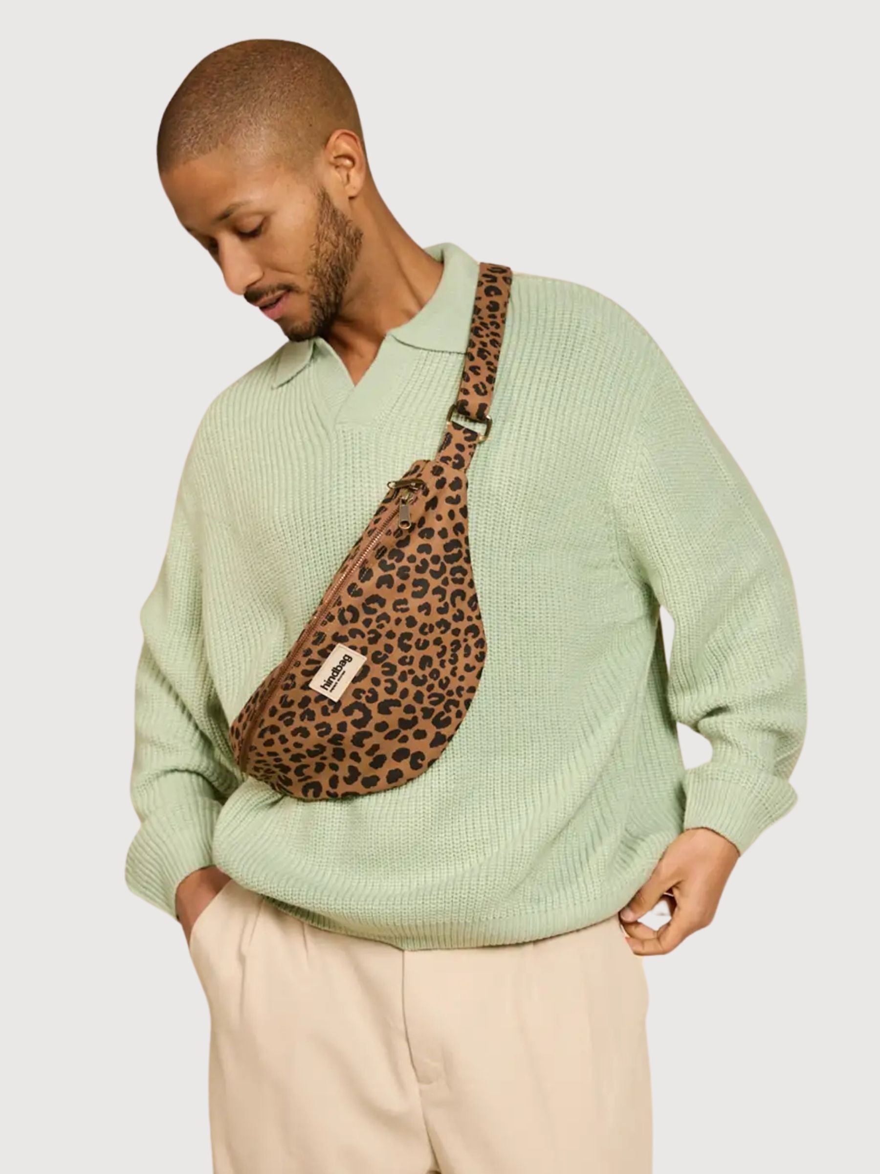 Sasha Fanny Pack – Leopard Cannelle | Hindbag