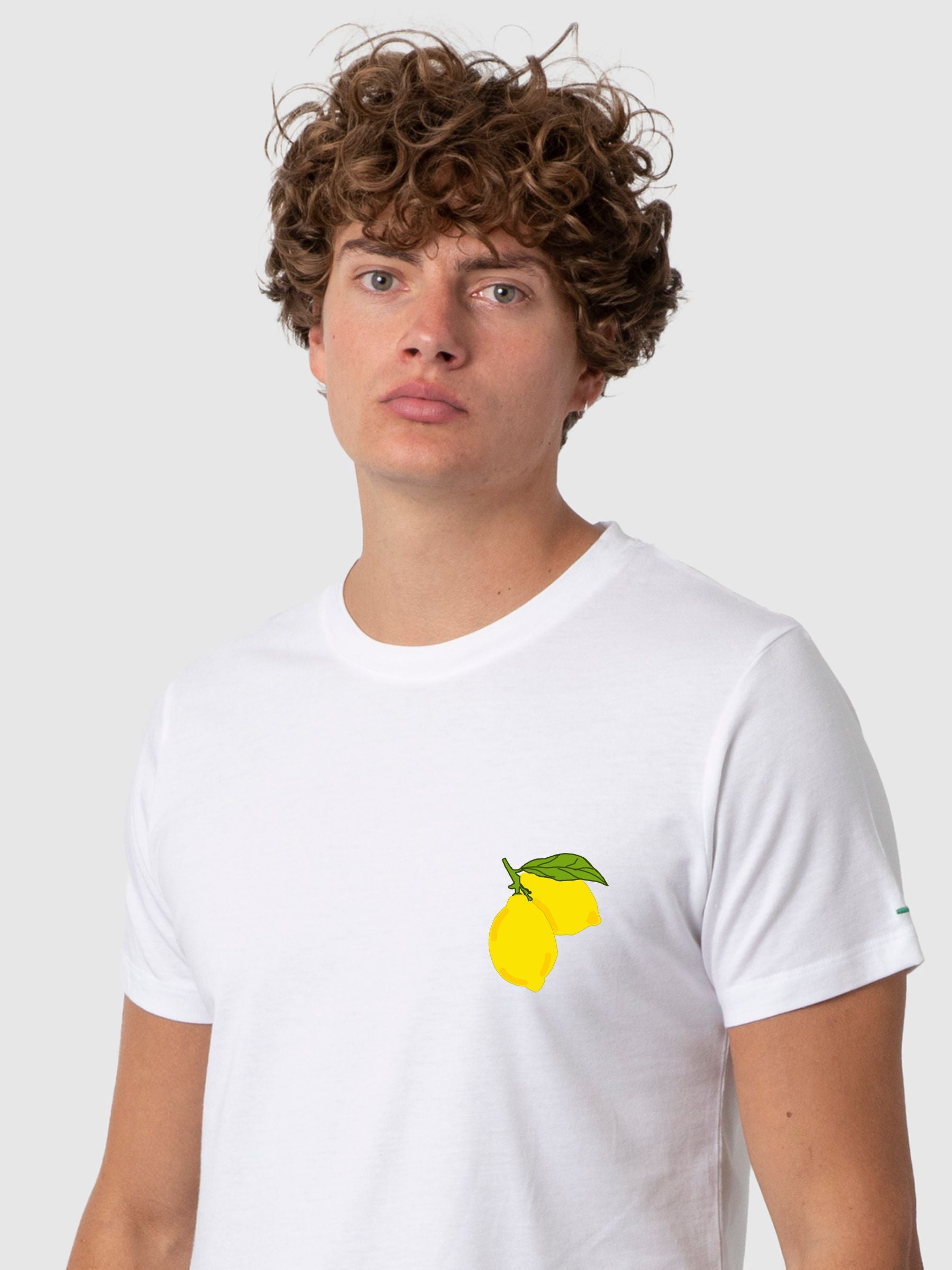 Daniel T-shirt Limone Bianco | Re-Bello