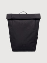 Zaino nero arrotolabile in poliestere riciclato | Lefrik