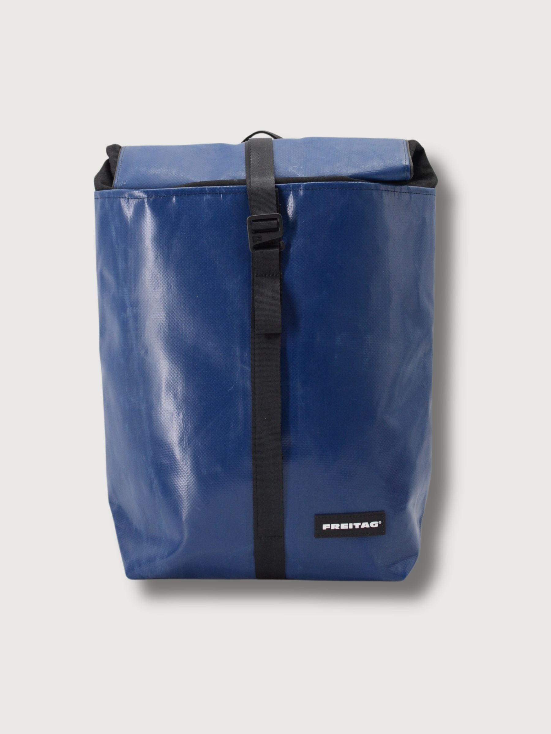 Backpack F155 Clapton Dark Blue In Used Truck Tarps | Freitag