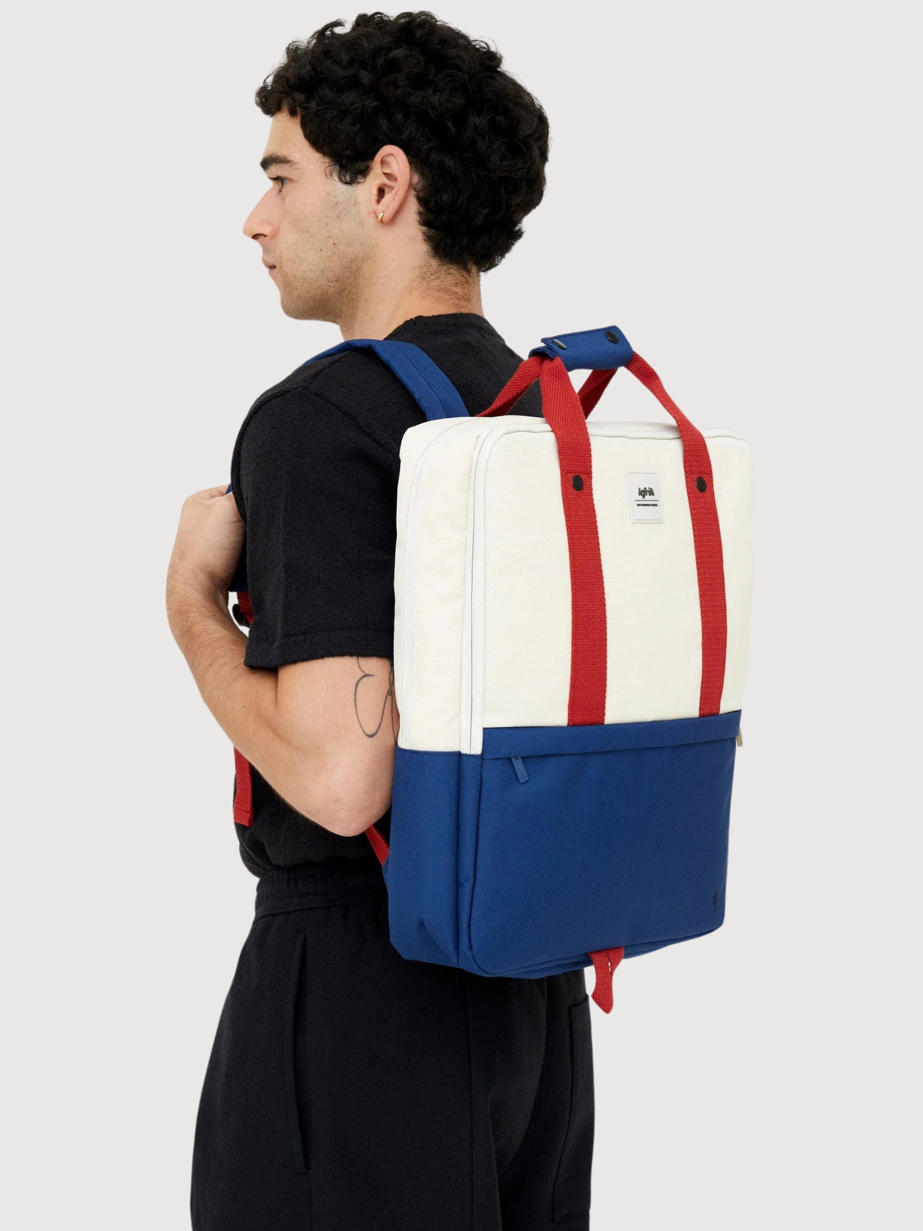 Bauhaus Block Laptop Backpack | Lefrik