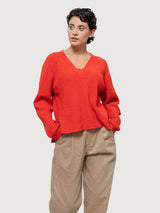 Pullover Lana Manon Orange Woman Wool | Rifo