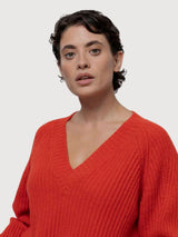 Pullover Lana Manon Orange Woman Wool | Rifo