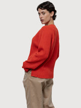 Pullover Lana Manon Orange Woman Wool | Rifo