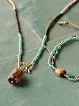 Necklace Daring Tiger Eye | A Beautiful Story