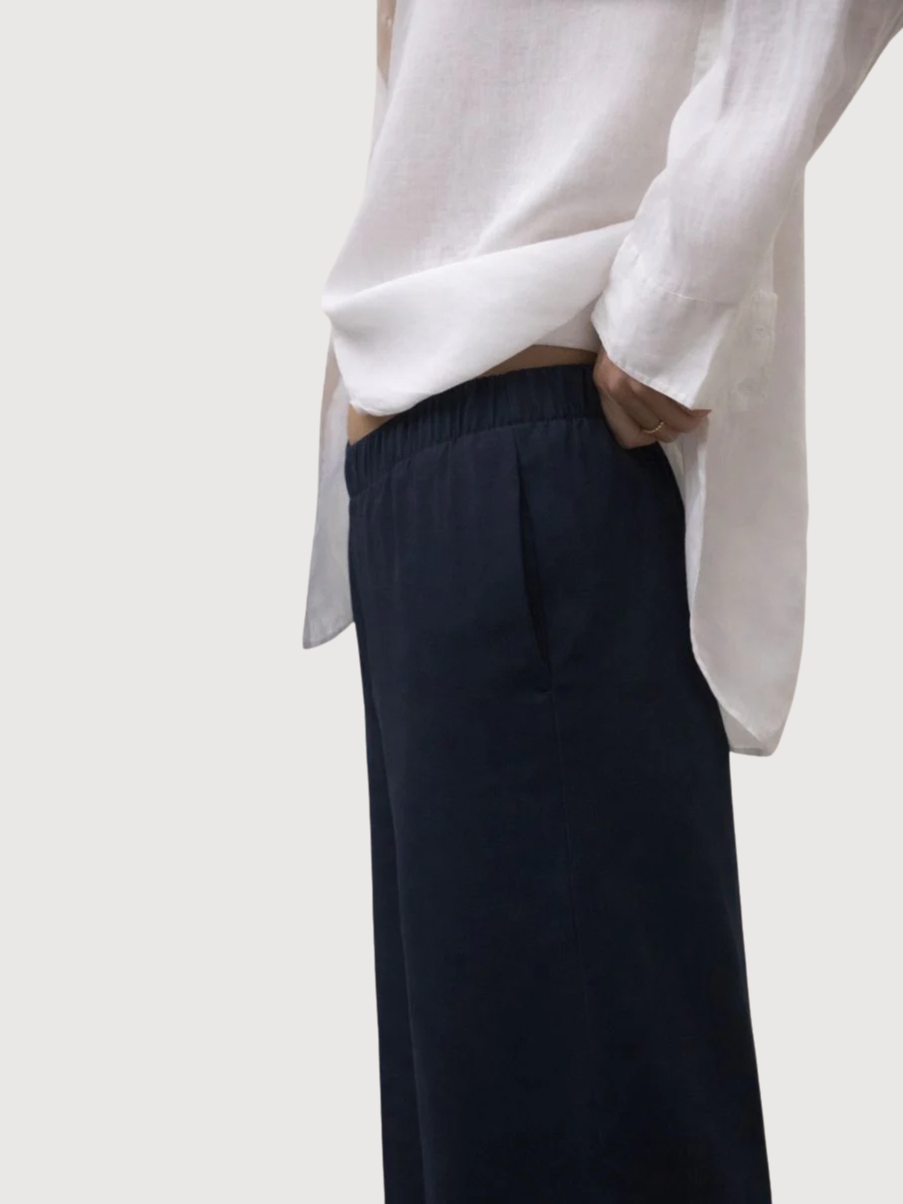 PANTALONI MOSS DONNA Blu Scuro | ECOALF