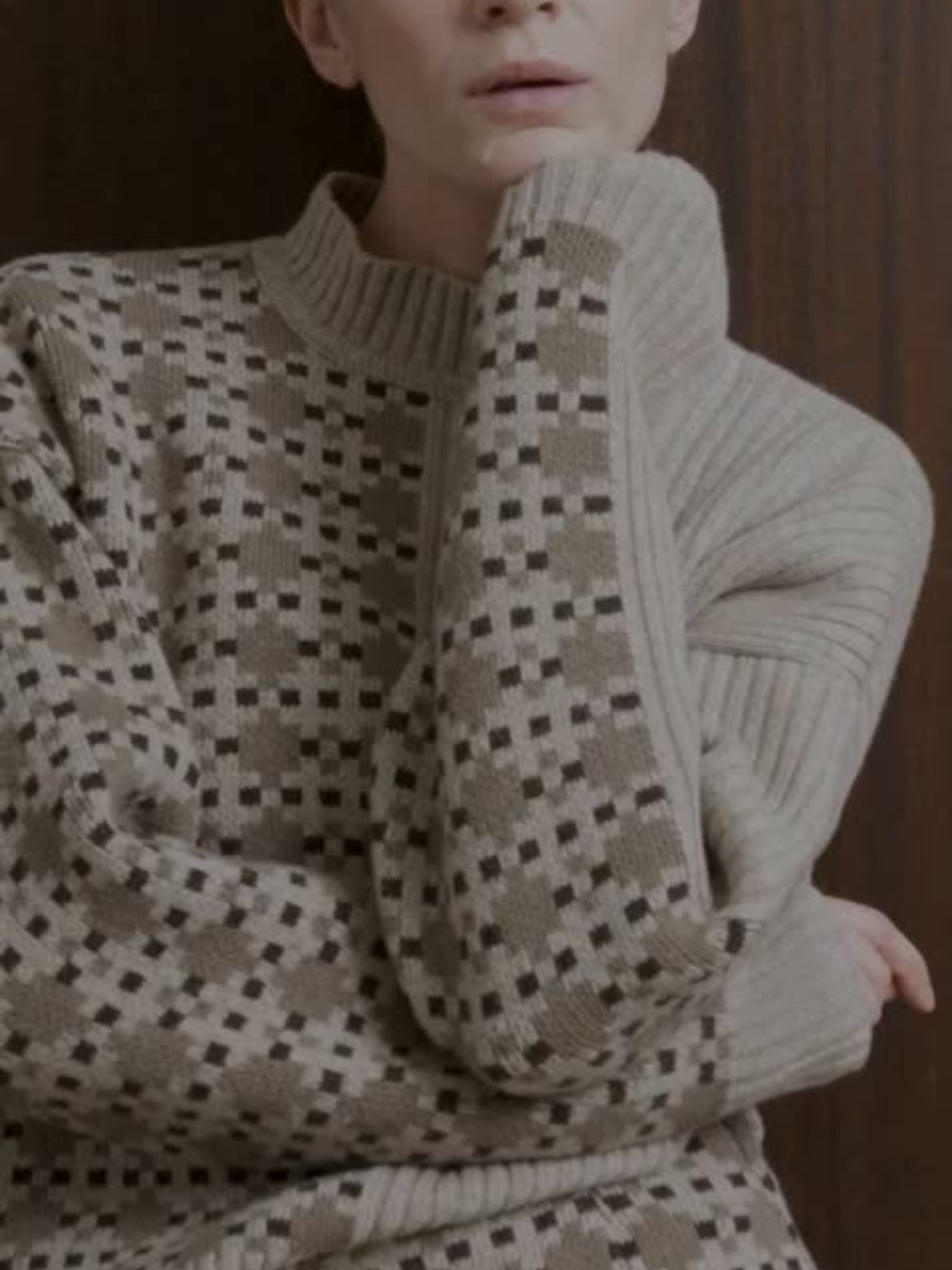 Pullover Nalina Wool Beige | Stapf