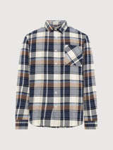 Shirt Checked Navy Man | Knowledge Cotton Apparel