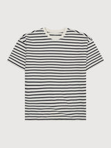 Organic Cotton Striped T-Shirt GOTS/Vegan Navy | KNOWLEDGE COTTON APPAREL