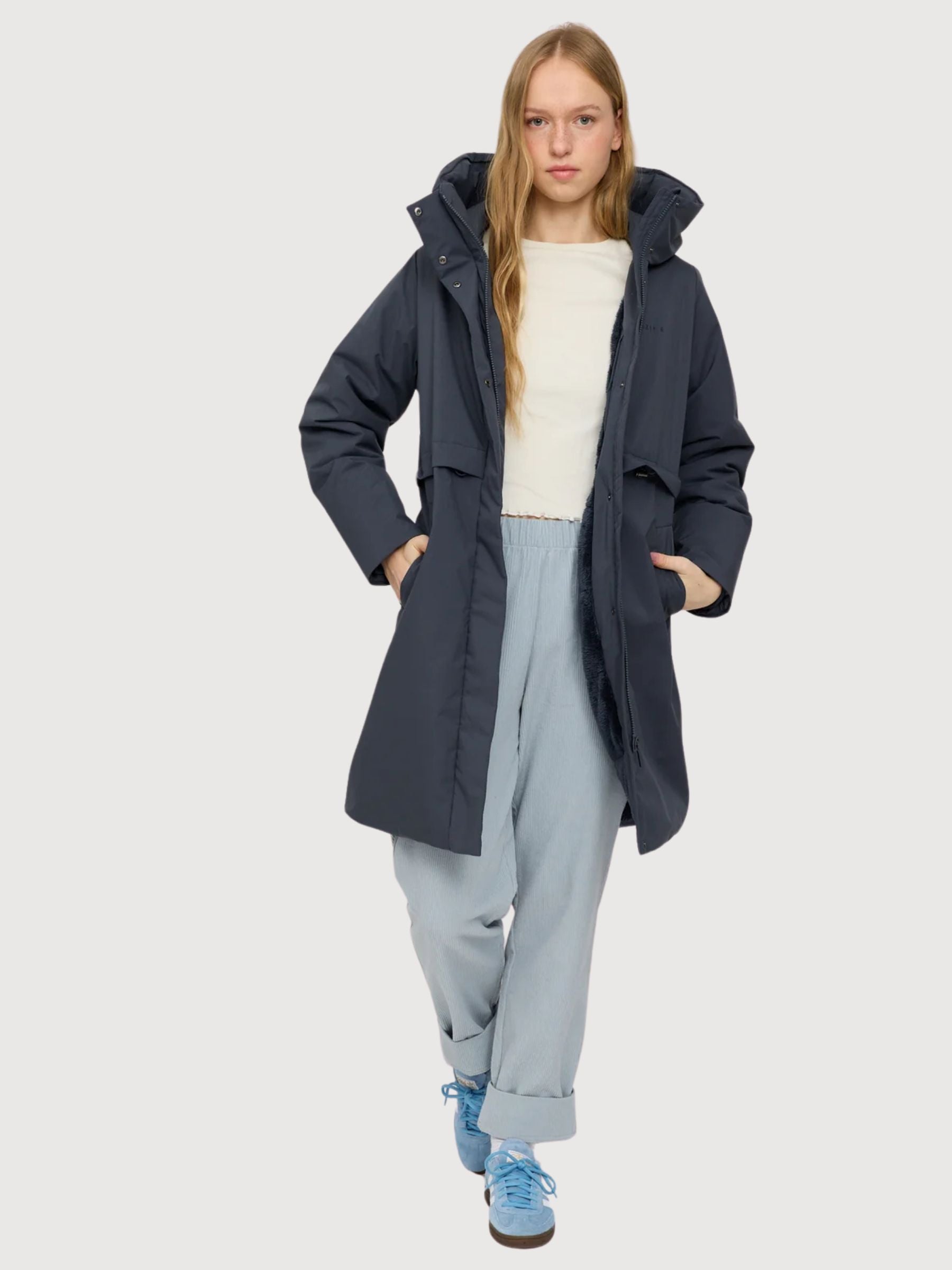 Lyn Parka Blau Damen | Mazine